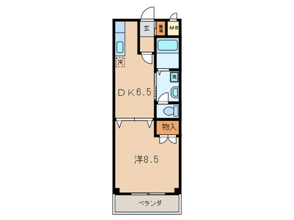 メディアハウスキャビンの物件間取画像